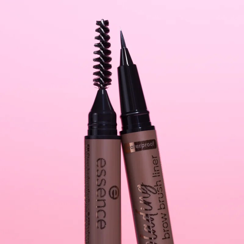 essence Microblading szemöldök ceruza ecsettel árnyalat 04 Dark Brown 0.6 ml