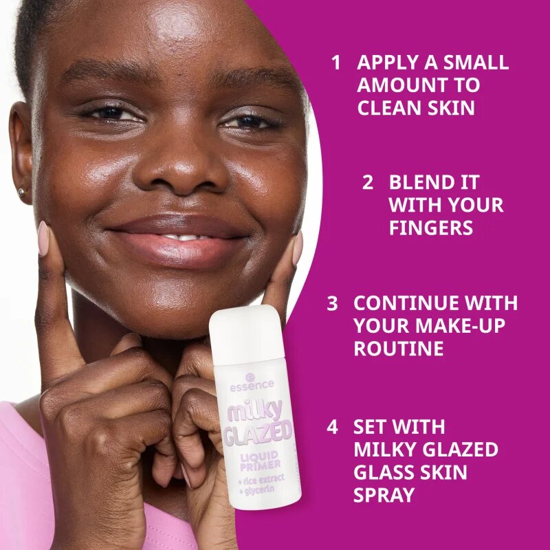 essence milky GLAZED hidratáló bázis alapozó alá élénkítő hatással 50 ml