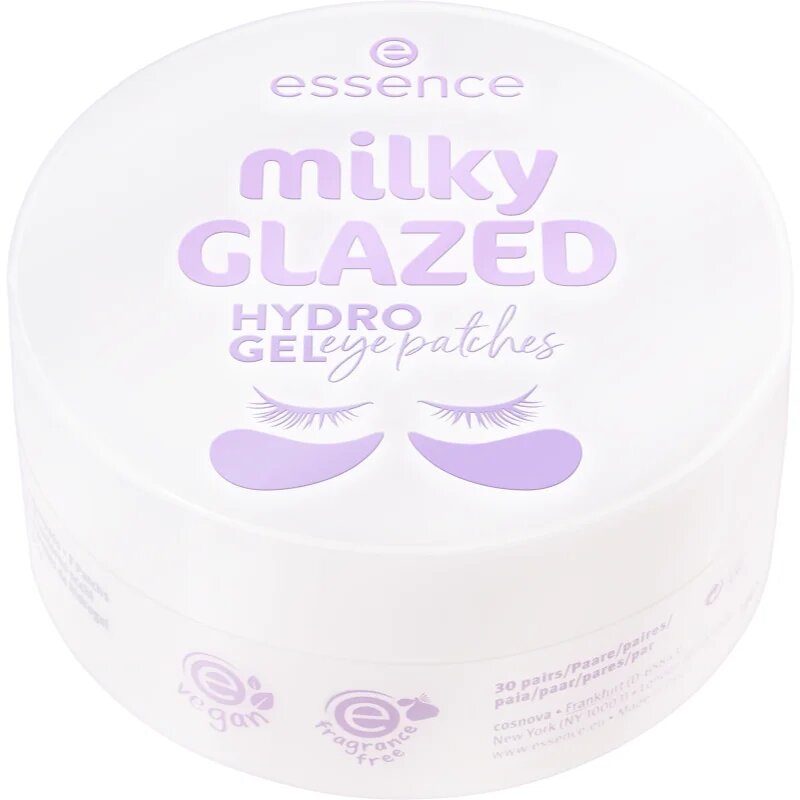essence milky GLAZED hidrogéles párnácskák a szem köré 60 db