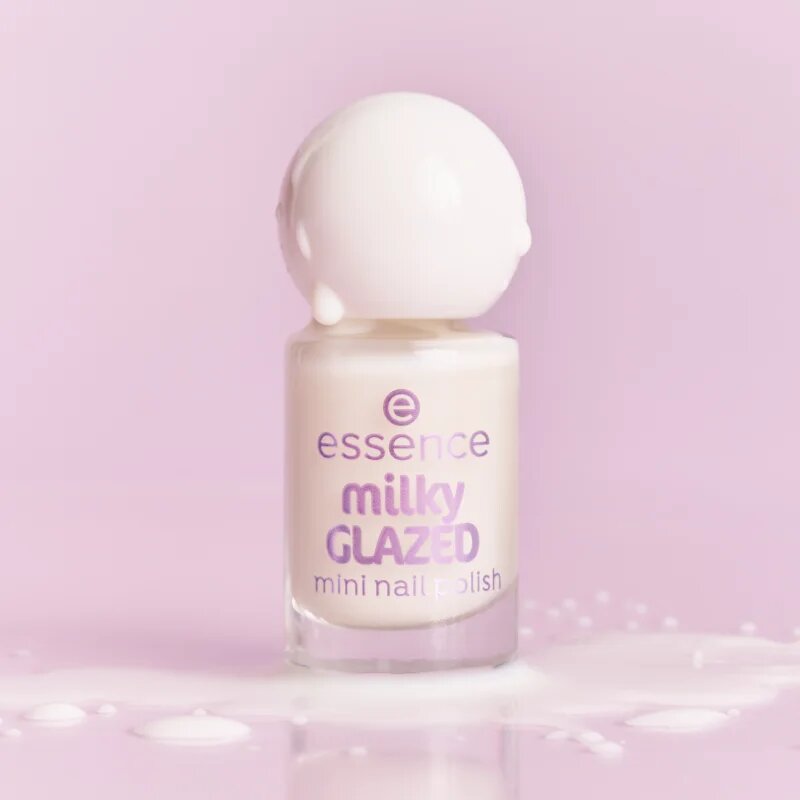 essence milky GLAZED körömlakk mini árnyalat 21 5 ml