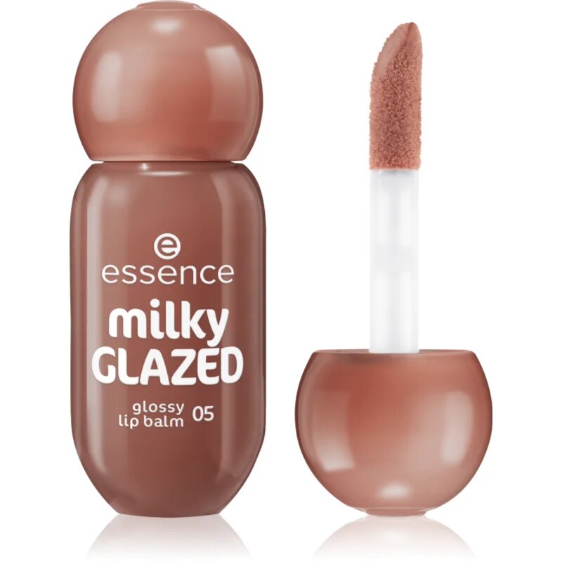 essence milky GLAZED tonizáló ajakbalzsam fénnyel árnyalat 05 Latte-tude 4 ml