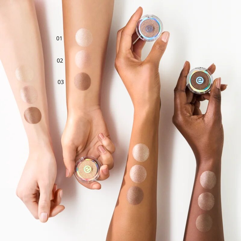 essence mono pearly csillogó szemhéjfesték árnyalat 03 Bronzed Espresso 2 g