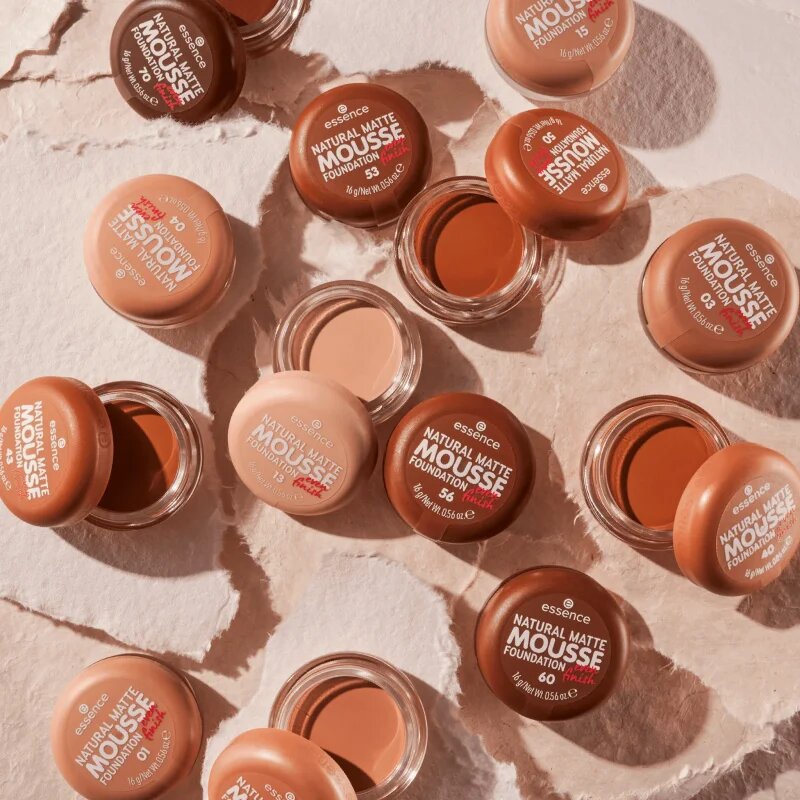 essence NATURAL MATTE MOUSSE hab make-up árnyalat 02 16 g