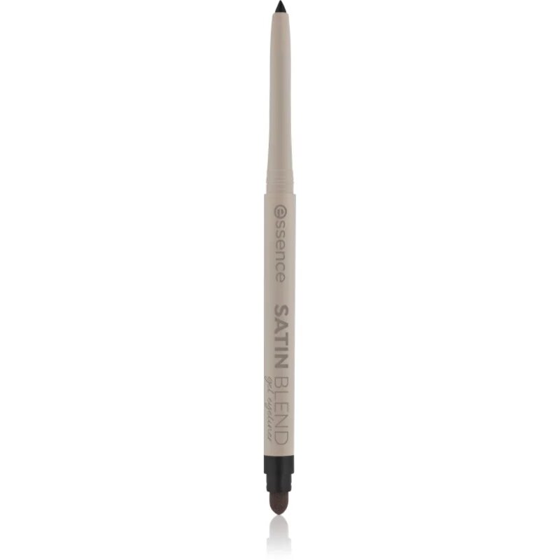 essence SATIN BLEND tartós zselés szemceruza vízálló árnyalat 01 Pure Black 0.22 g