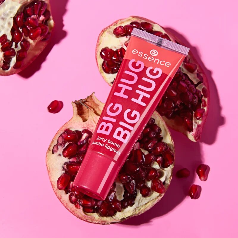 essence Say It With Juicy Big Hug ajakfény árnyalat 01 Poppin' Pomegranate 30 ml