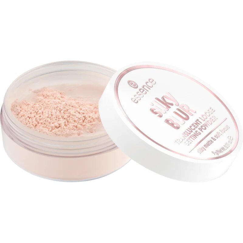 essence silky BLUR fixáló porpúder matt hatásért árnyalat 10 9 g