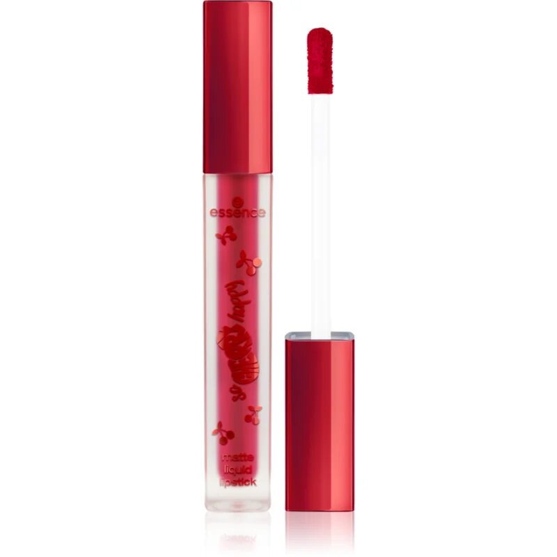 essence SO CHERRY happy mattító folyékony rúzs árnyalat 01 Cherry Kisses 4 ml