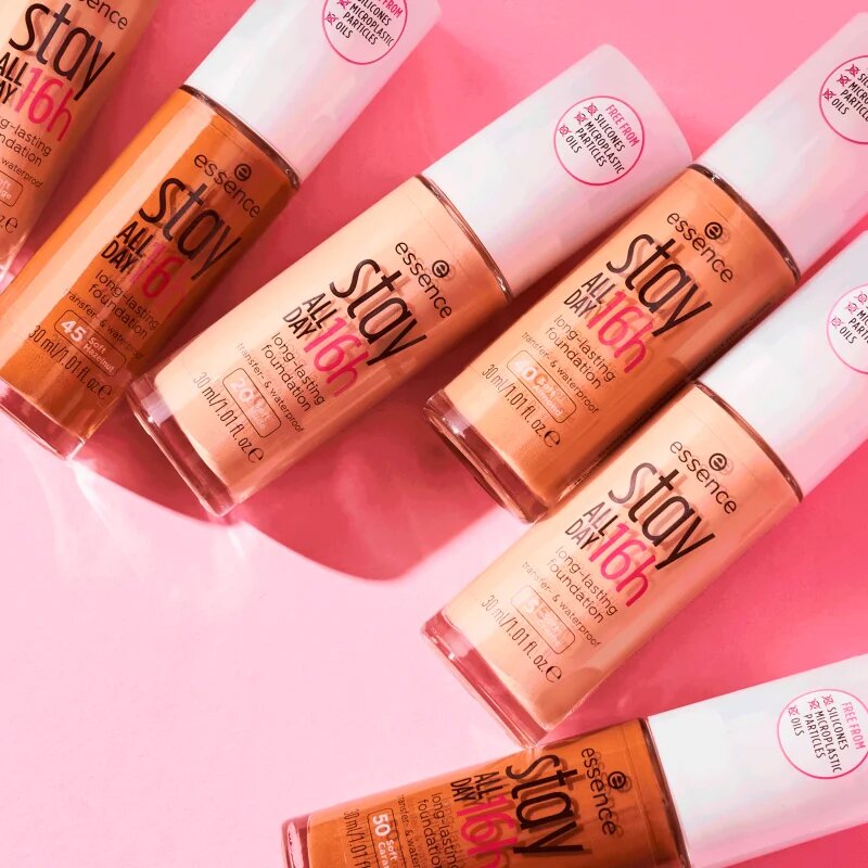 essence Stay ALL DAY 16h vízálló make-up árnyalat 20 Soft Nude 30 ml