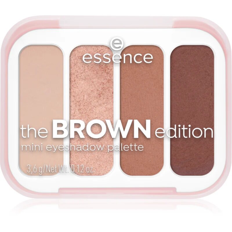 essence The Brown Edition szemhéjfesték paletta mini 3.6 g