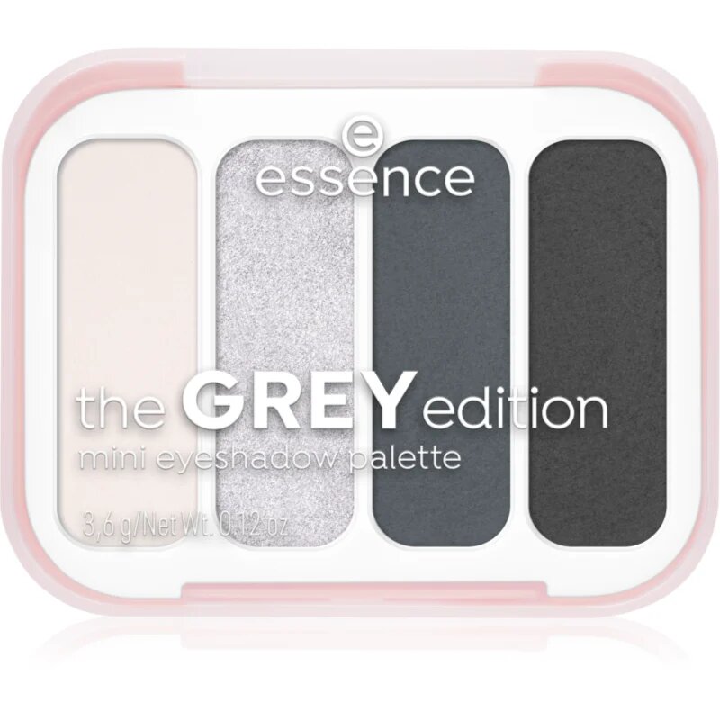 essence The Grey Edition szemhéjfesték paletta mini 3.6 g