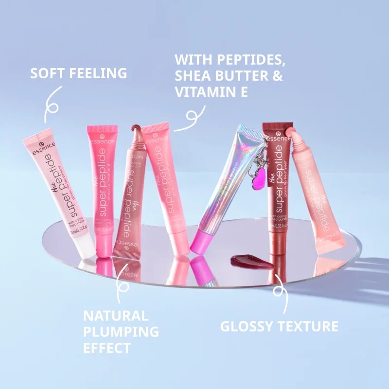 essence the super peptide glossy lip treatment ajakbalzsam árnyalat 05 Holomazing! 10 ml