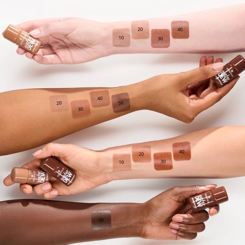 essence water DEW SERUM BRONZER folyékony bronzosító élénkítő hatással árnyalat 30 Spritz Glow 3.5 ml