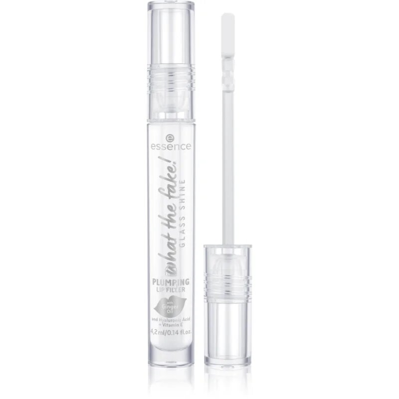 essence WHAT THE FAKE! átlátszó szájfény árnyalat Oh So Glassy! 4.2 ml