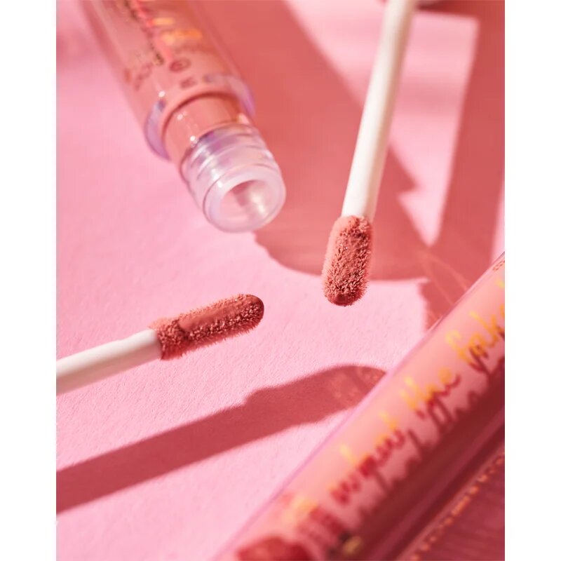 essence WHAT THE FAKE! dúsító ajakfény árnyalat oh my nude! 42 ml