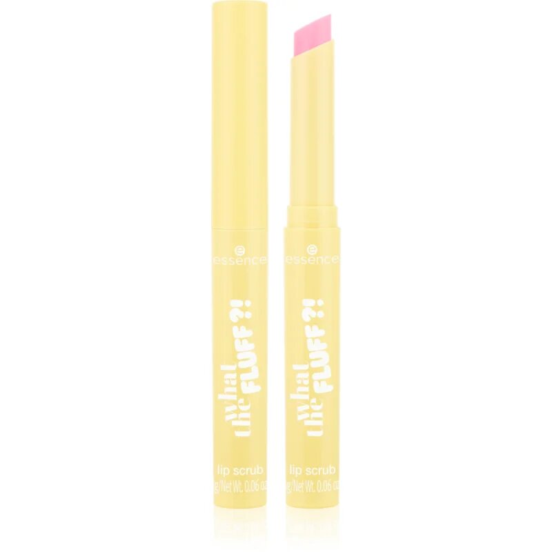 essence WHAT THE FLUFF?! szájpeeling árnyalat 01 Sugar Dreams 1.8 g