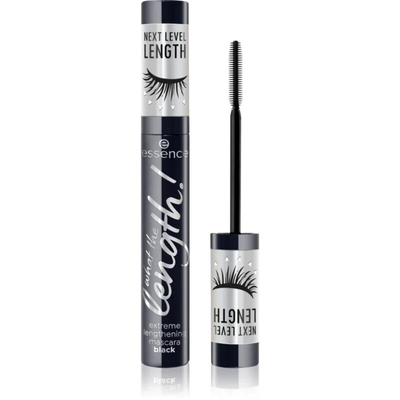essence What The Length! hosszabbító szempillaspirál árnyalat 01 Black 10 ml
