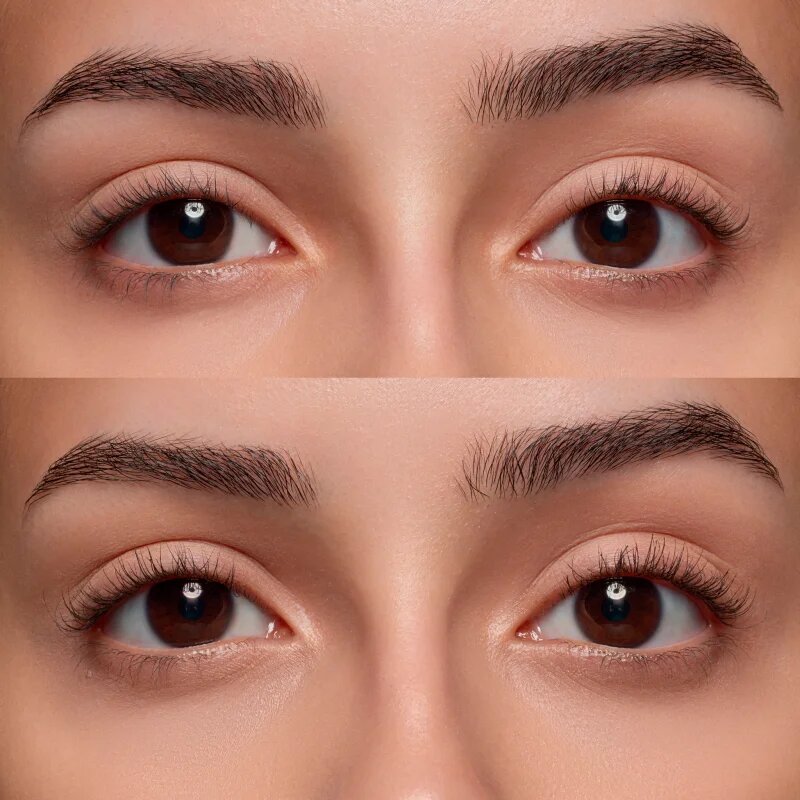 essence WITHOUT LIMITS BROWN dúsító és hosszabbító szempillaspirál árnyalat 02 Brown 13 ml