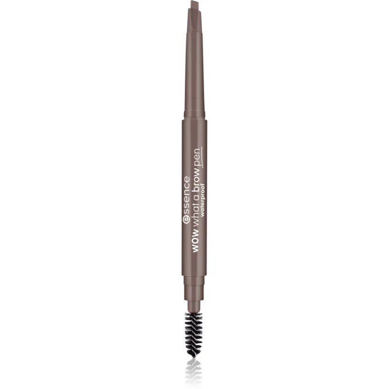 essence WOW What a Brow szemöldök ceruza kefével árnyalat 01 Light Brown 02 g