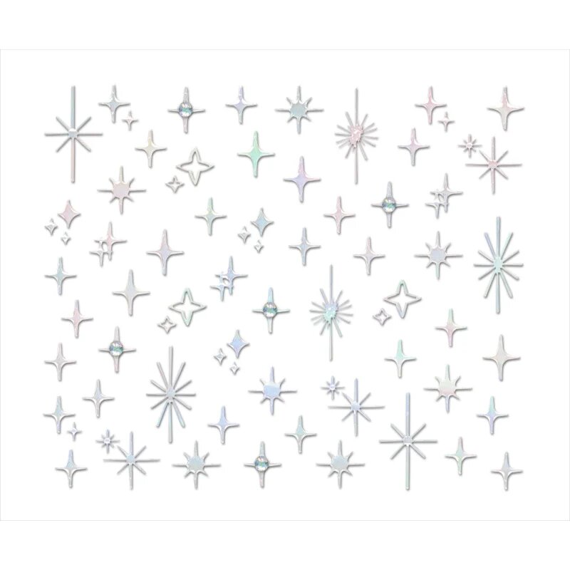 essence written in the STARS matricák körmökre 58 db