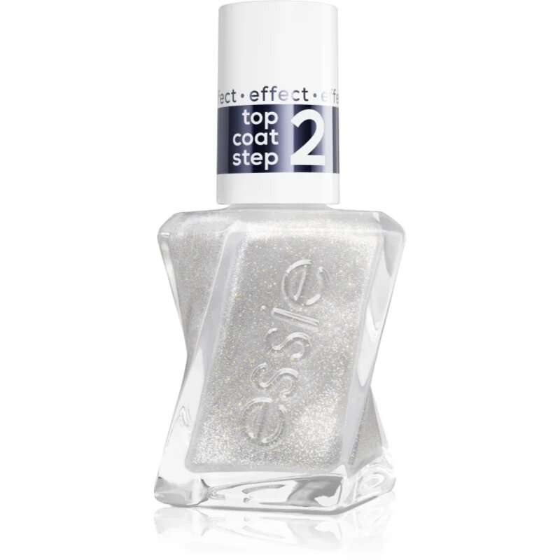 Essie Gel by fedő körömlakk csillogó 574 Diamond Dust 13.5 ml