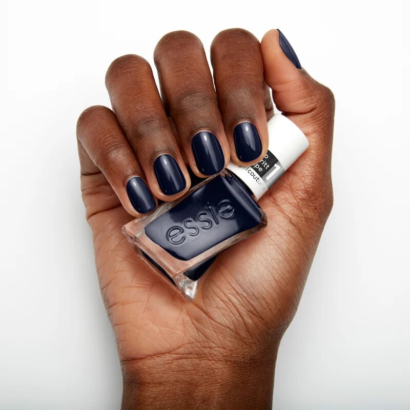 Essie Gel by körömlakk géles hatással árnyalat 400 caviar bar 13.5 ml