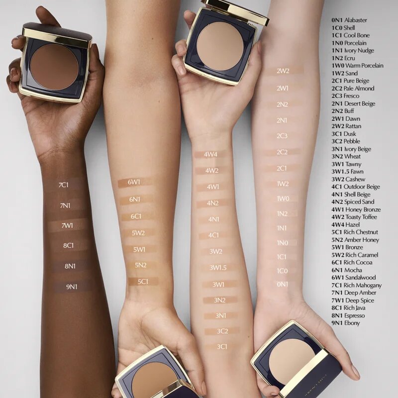 Estée Lauder Double Wear Stay-in-Place Matte Powder Foundation púderes make-up SPF 10 árnyalat 2C3 Fresco 11 g