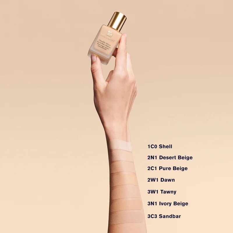 Estée Lauder Double Wear Stay-in-Place Mini tartós alapozó SPF 10 árnyalat 2N1 Desert Beige 15 ml