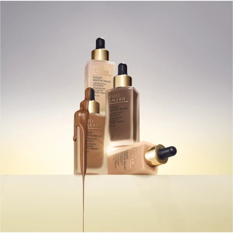 Estée Lauder Futurist SkinTint Serum Foundation With Botanical Oil Infusion SPF 20 ápoló alapozó SPF 20 árnyalat 2W1 Dawn 30 ml