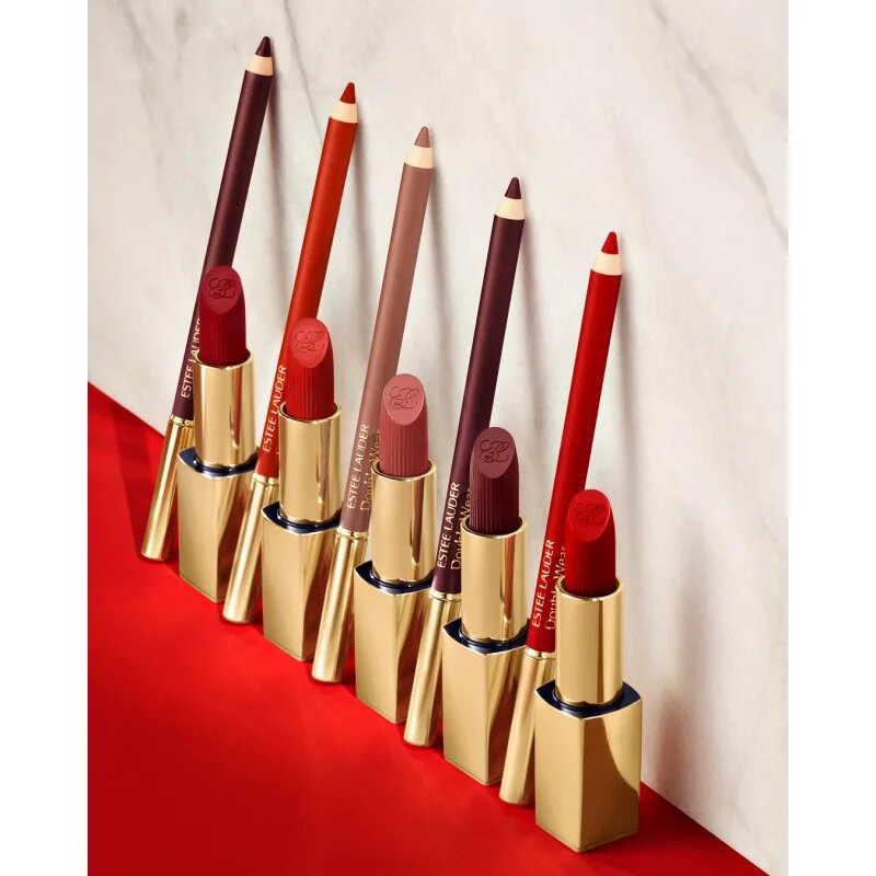 Estée Lauder Pure Color Creme Lipstick Refill Ultra matt hosszantrató rúzs utántöltő árnyalat Rebellious Rose 3.5 g