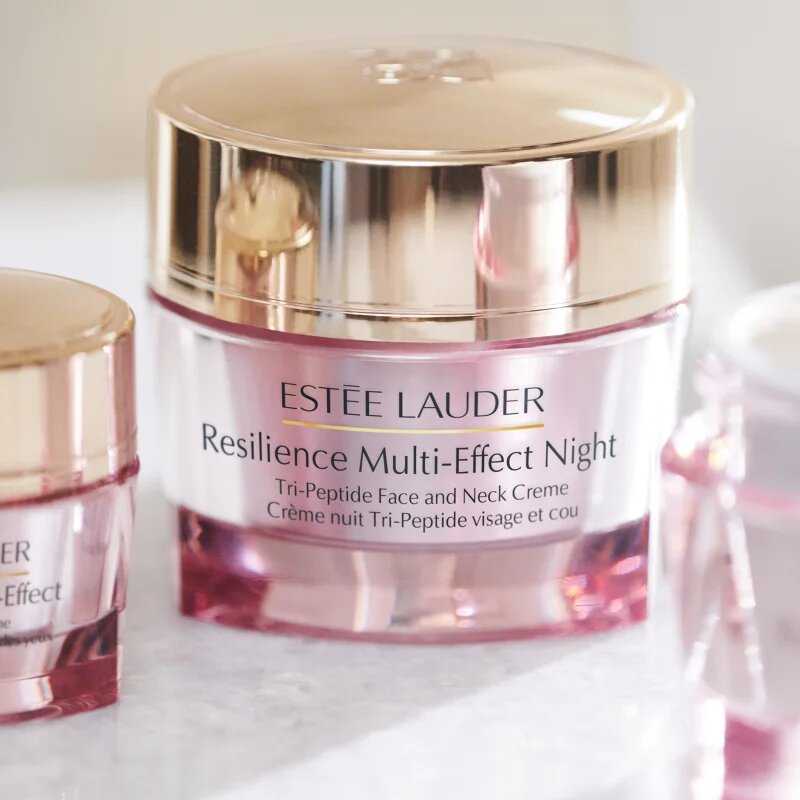 Estée Lauder Resilience Multi-Effect Night Tri-Peptide Face and Neck Creme éjszakai liftinges kisimító krém az arcra és a nyakra 50 ml