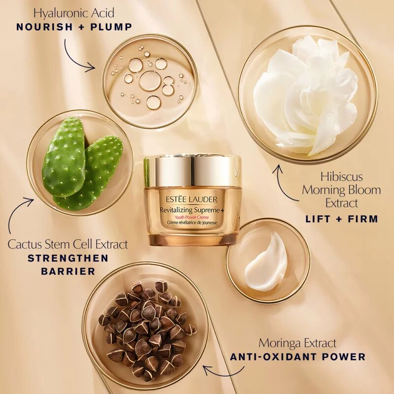 Estée Lauder Revitalizing Supreme+ Youth Power Creme nappali liftinges és feszesítő krém az élénk és kisimított arcbőrért 15 ml