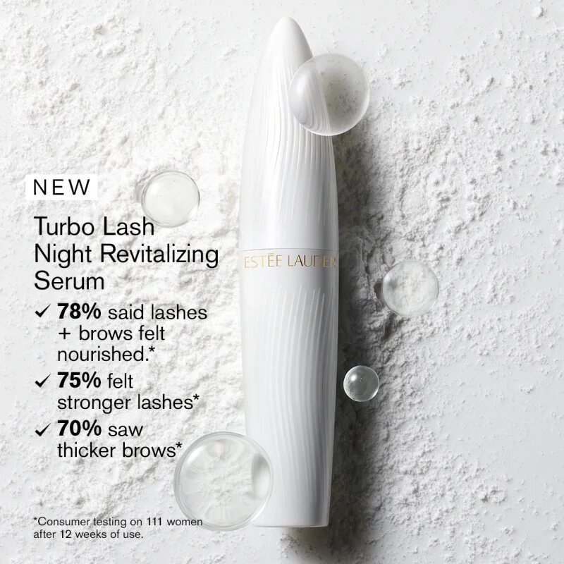 Estée Lauder Turbo Lash Night Revitalizing Serum éjszakai szérum Szempillákra és szemöldökre 6 ml