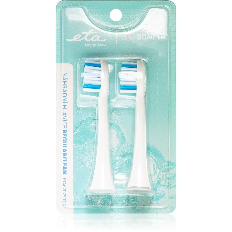 ETA Sonetic RegularClean 0707 90200 csere fejek a fogkeféhez For x707 2 db