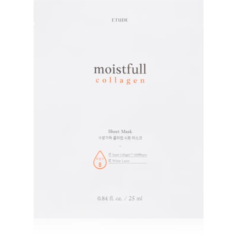 ETUDE Moistfull Collagen hidratáló gézmaszk kollagénnel 25 ml
