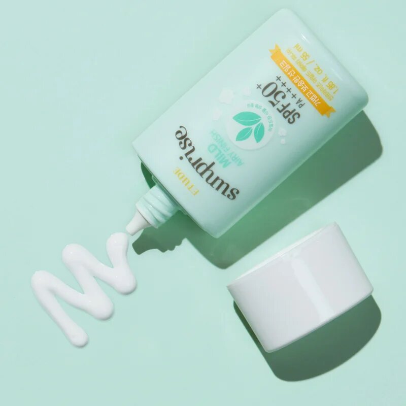 ETUDE Sunprise Mild Airy Finish ásványi védő fluid arcra SPF 50+ 55 ml