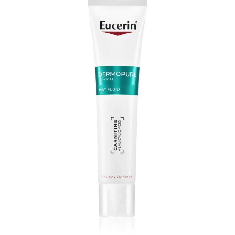 Eucerin DermoPure Clinical Mat Fluid mattító fluid a pattanásos bőr hibáira 40 ml