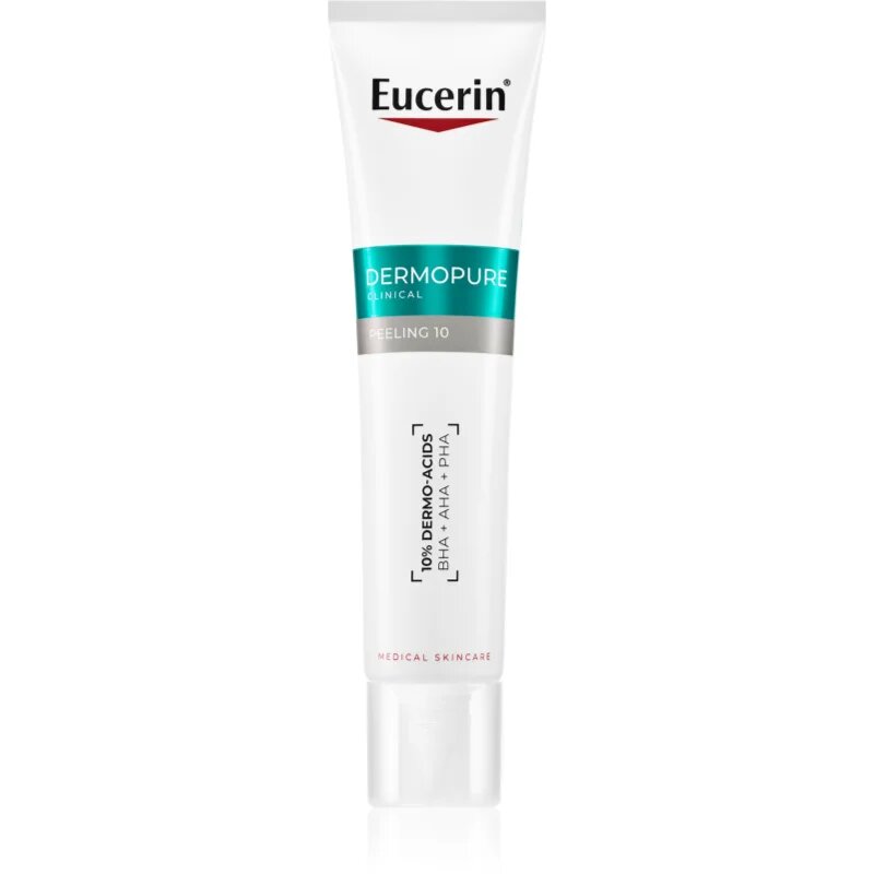 Eucerin DermoPure Clinical Peeling 10 éjszakai peelinges krém problémás és pattanásos bőrre 40 ml