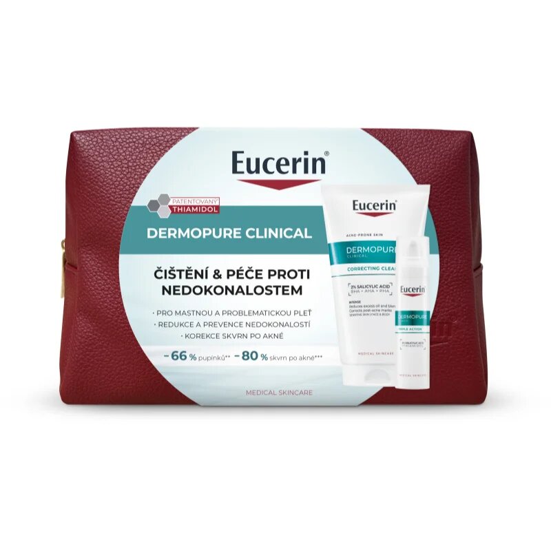 Eucerin DermoPure Clinical Triple Action ajándékszett hölgyeknek