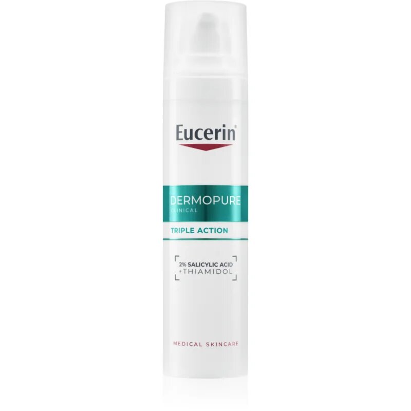 Eucerin DermoPure Clinical Triple Action fluid a pattanásos bőr hibáira 40 ml