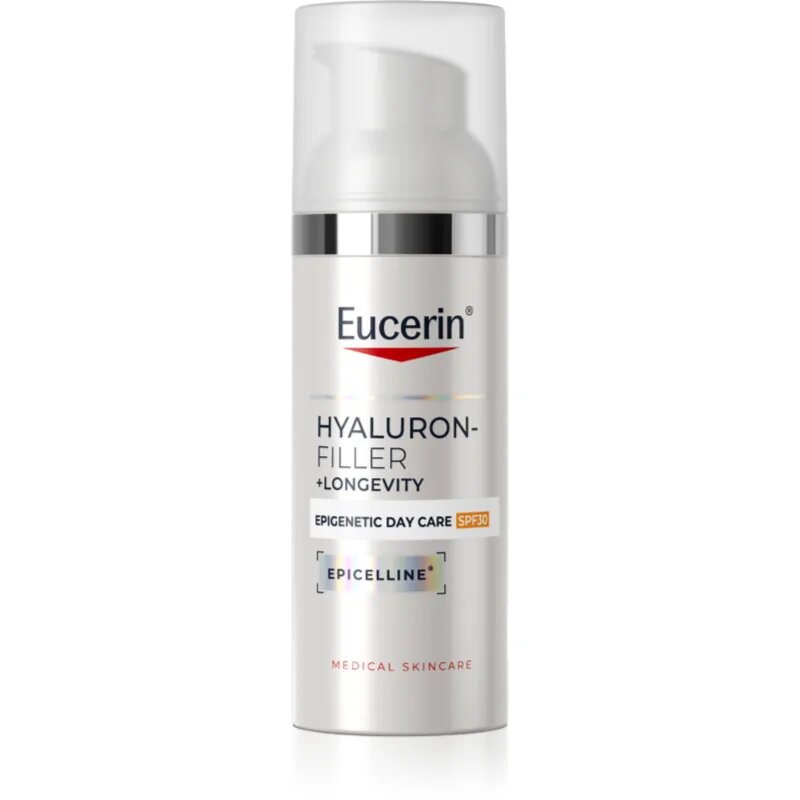 Eucerin Hyaluron-Filler + Longevity Epigenetic day cream nappali krém a bőr öregedése ellen SPF 30 50 ml