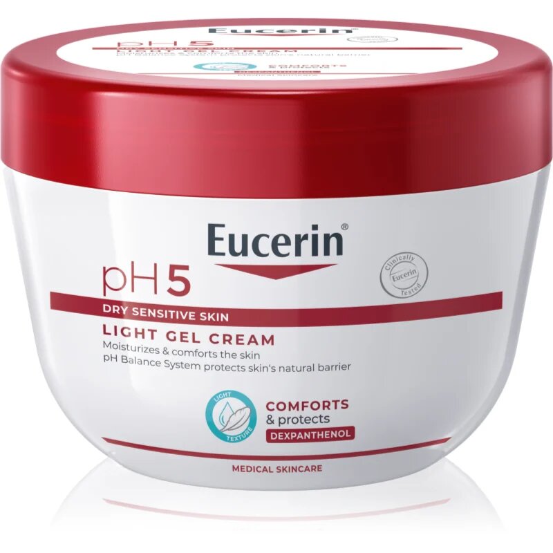 Eucerin pH5 Light Gel Cream gyengéd géles krém az érzékeny bőrre 350 ml