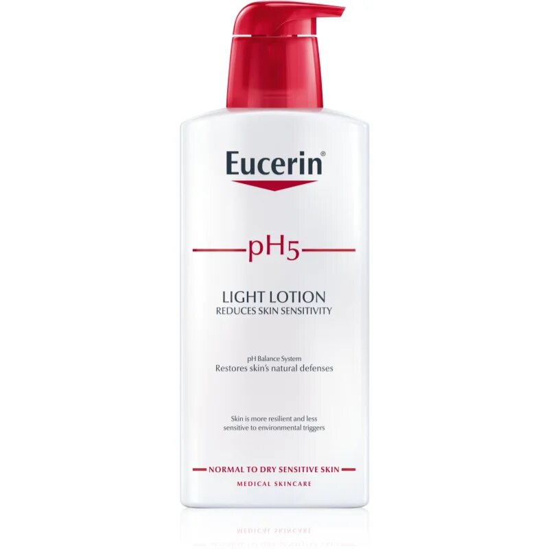 Eucerin pH5 Light Lotion könnyű testápoló krém száraz és érzékeny bőrre 400 ml