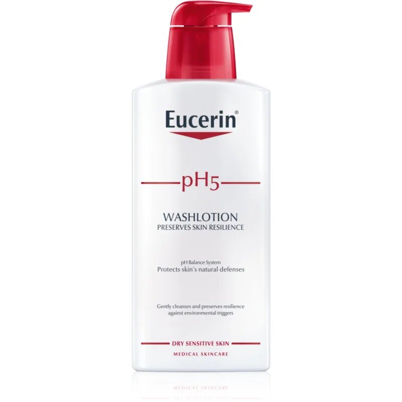 Eucerin pH5 Wash Lotion tisztító emulzió száraz és érzékeny bőrre 400 ml