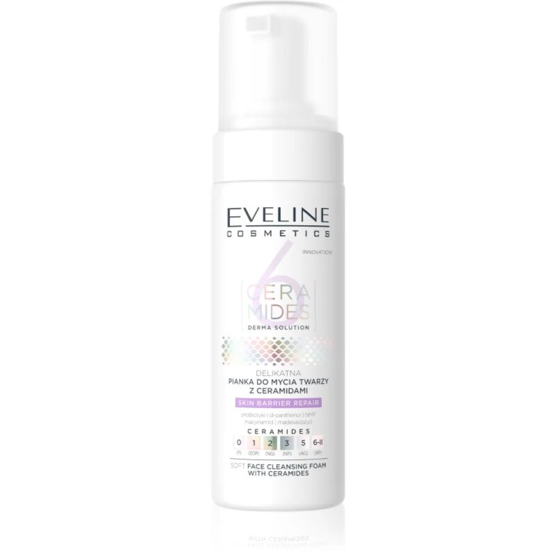 Eveline Cosmetics 6 Ceramides mélyisztító hab ceramidokkal 150 ml