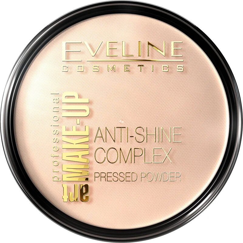 Eveline Cosmetics Art Make-Up könnyű kompakt ásványi púderalapozó matt hatással árnyalat 32 Natural 14 g