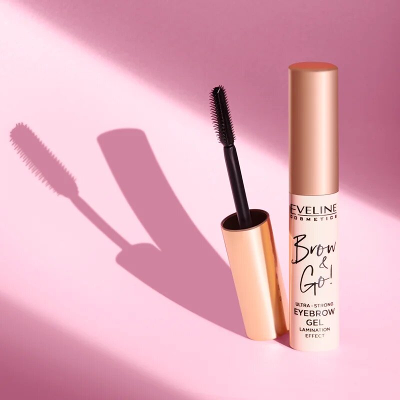 Eveline Cosmetics Brow & Go! szemöldökzselé extra erős fixáló hatású 6 ml