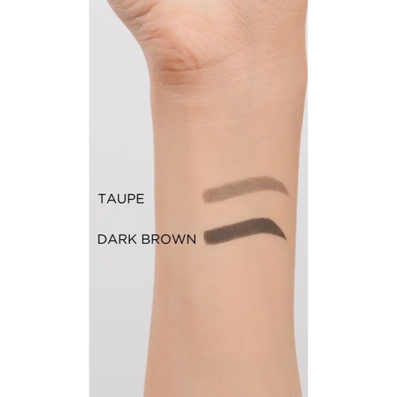 Eveline Cosmetics Brow & Go! vízálló szemöldökceruza 2in1 kefével árnyalat Dark Brown 4 g