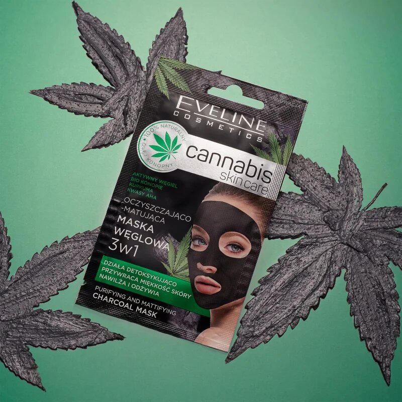 Eveline Cosmetics Cannabis tisztító agyagos arcmaszk 7 ml