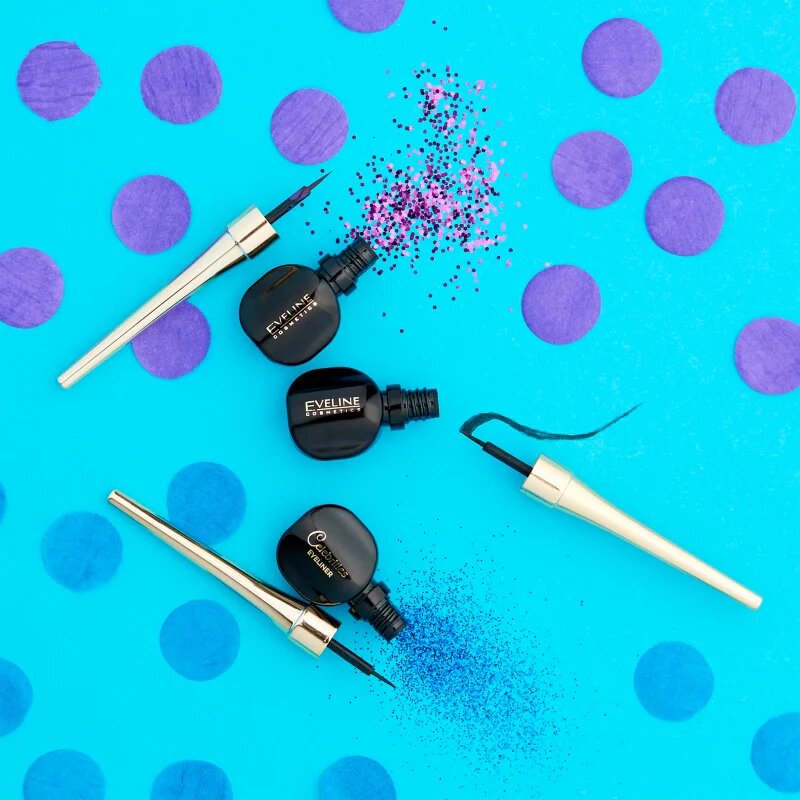 Eveline Cosmetics Celebrities szemhéjtus árnyalat Black 6 ml