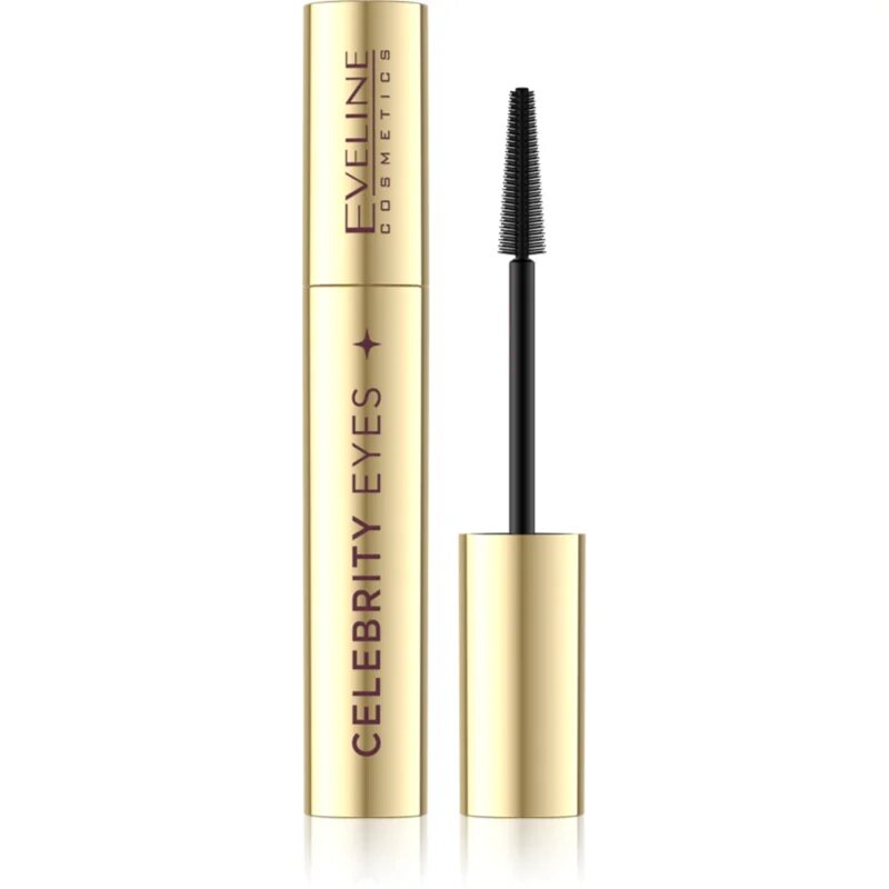 Eveline Cosmetics Celebrity Eyes szempillaspirál az extra hosszú pillákért árnyalat Black 7 ml